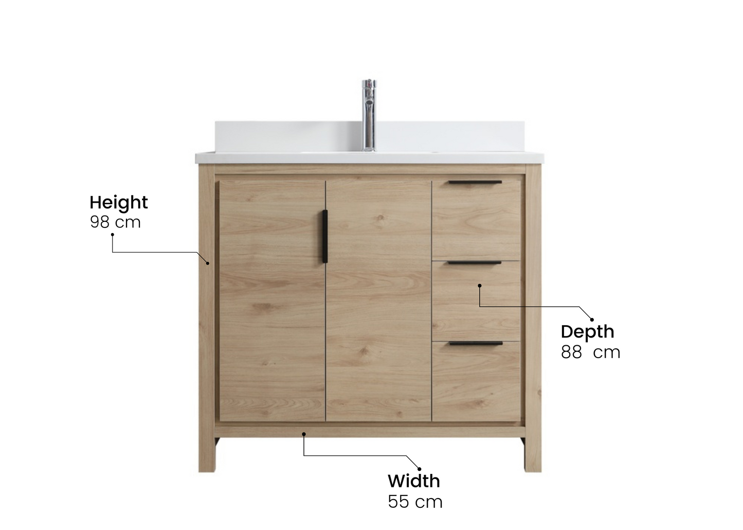 Evos Brand Vanity Seto 42" Detailed Picture