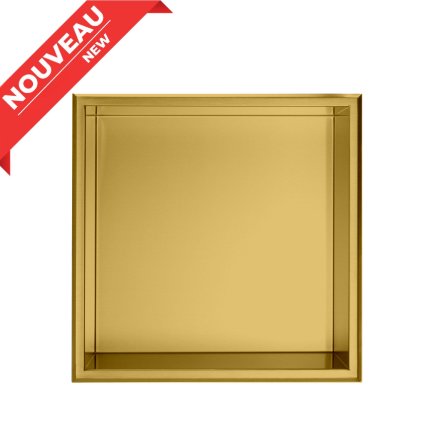 Niche de douche 12x12 en acier inoxydable