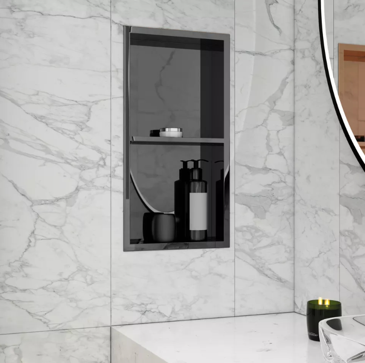 Niche de douche 12x24 en acier inoxydable