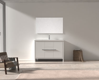 Evos Boutiques 47 in white vanity black handle