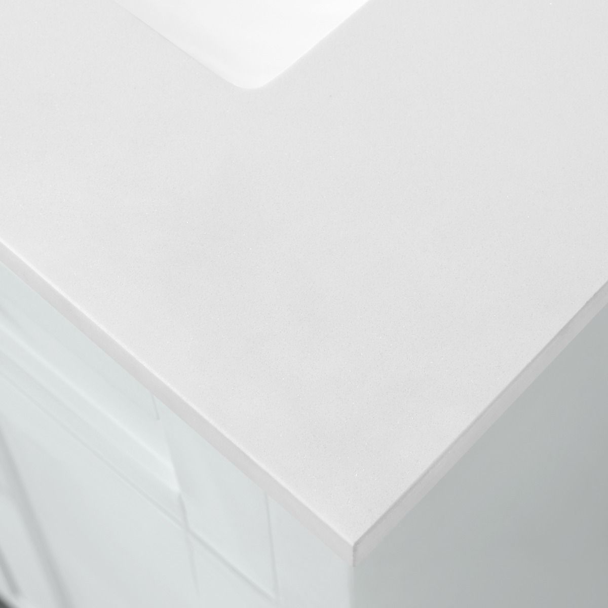 Evos Boutiques 72 dans un coin vanité gris