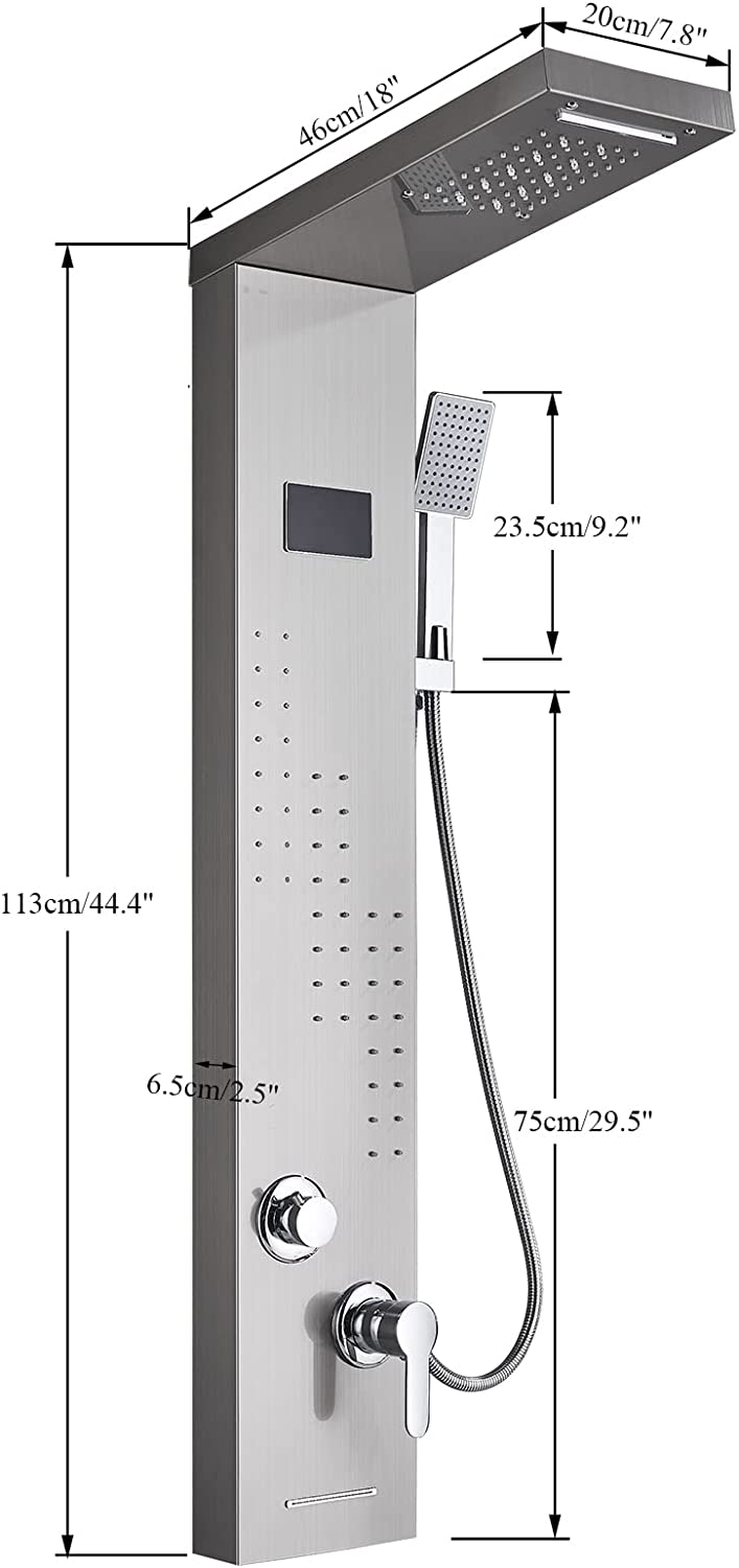Evos Boutiques 84 in black Porte de douches Panneau latéral de douche and base kit shower