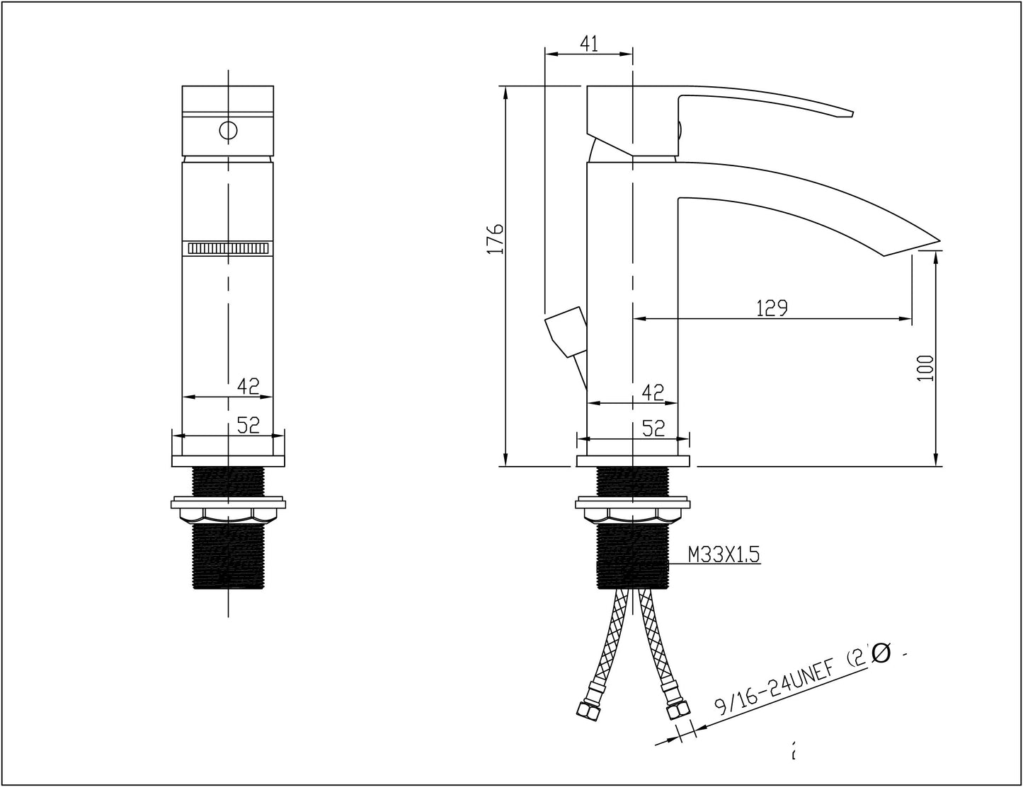 Evos Boutiques black faucet diagram