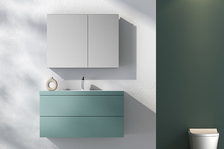 Evos  Boutiques 40 in green vanity center