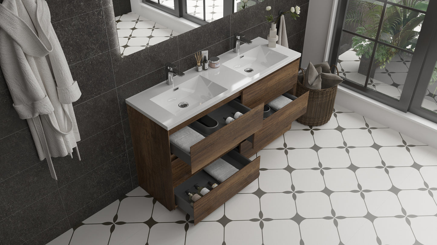 Mitag 60" Chêne Pâle/Noyer