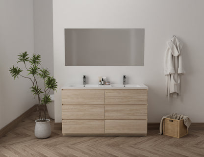 Mitag 60" Chêne Pâle/Noyer