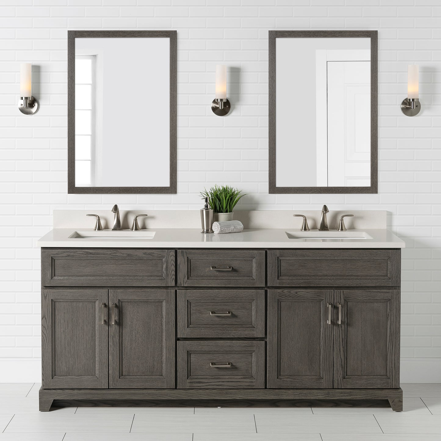 stonewood Collection Premium en chêne brossé 72"